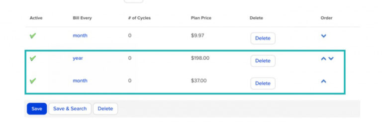 New Infusionsoft Product Subscription Options