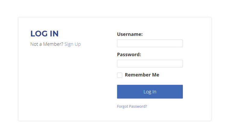 Memberium Login Page